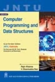 Stock image for Computer Programming and Data Structures for sale by Books Puddle
