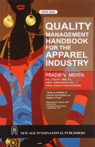 Beispielbild fr Quality Management Handbook for the Apparel Industry zum Verkauf von WorldofBooks