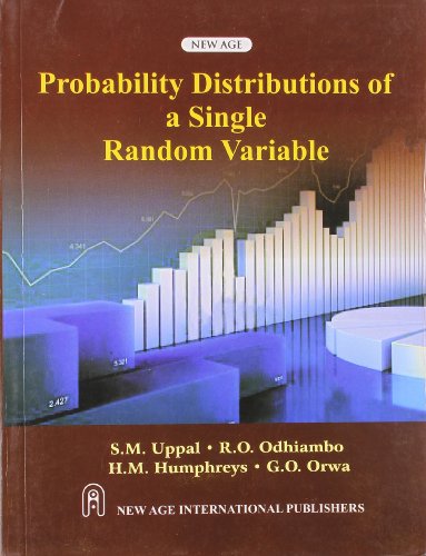 Imagen de archivo de Probability Distributions Of A Single Random Variables a la venta por HPB-Red