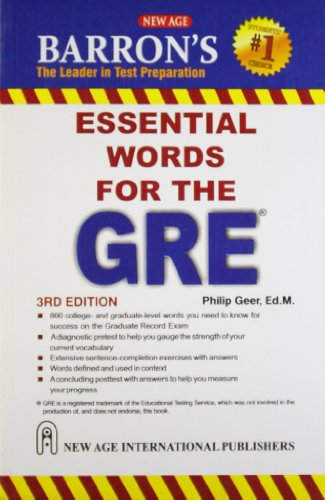 9788122435924: Barron's Essential Words for the GRE