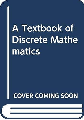 Stock image for A Textbook of Discrete Mathematics for sale by Books Puddle