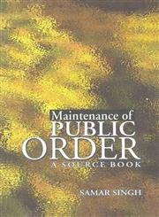 Stock image for Maintenance of Public Order for sale by Books Puddle