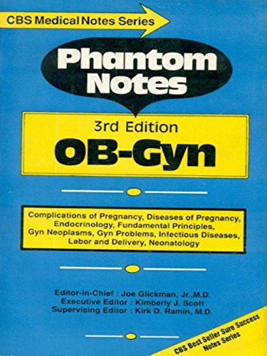 Phantom Notes: Obst. & Gynae. (9788123902678) by Glickman