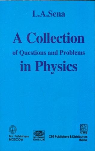 9788123903057: A Collection of Questions & Problems in Physics