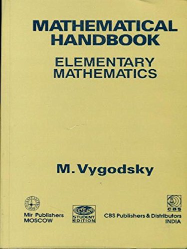 Mathematical Handbook Elementary Mathematics