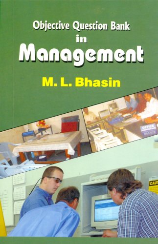 Imagen de archivo de objective question bank in management a la venta por Revaluation Books