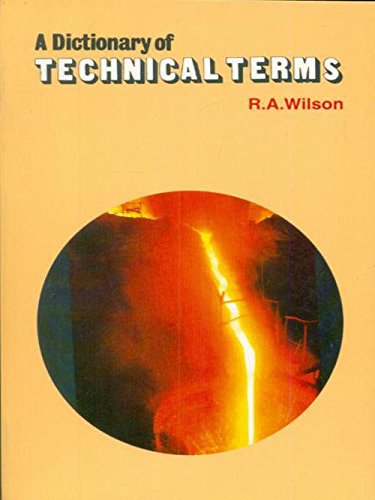 A Dictionary of Technical Terms