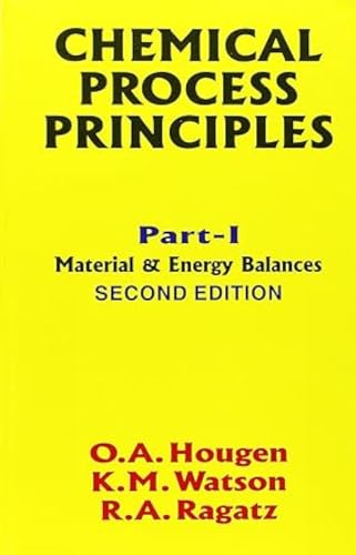 Beispielbild fr Chemical Process Principles zum Verkauf von Blackwell's