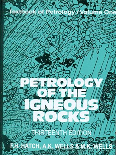 Stock image for Petrology of the Igneous Rocks for sale by Majestic Books