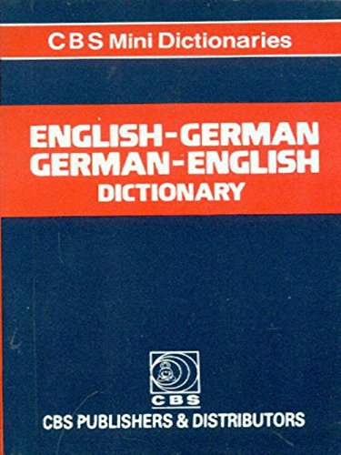 Beispielbild fr Mini English-German-German-English Dictionary zum Verkauf von Books Puddle
