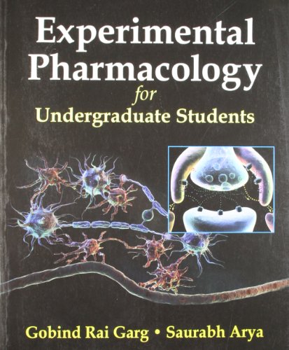 Stock image for Experimental Pharmacology for Undergraduate Students for sale by Books Puddle