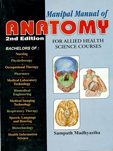 9788123914039: Manipal Manual of Anatomy: For Allied Health Science Courses