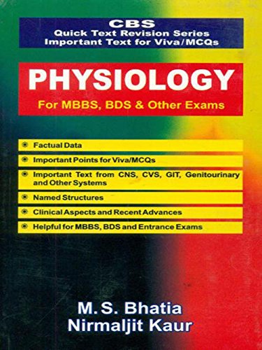 Imagen de archivo de Physiology for MBBS, BDS and Other Exams a la venta por Books Puddle