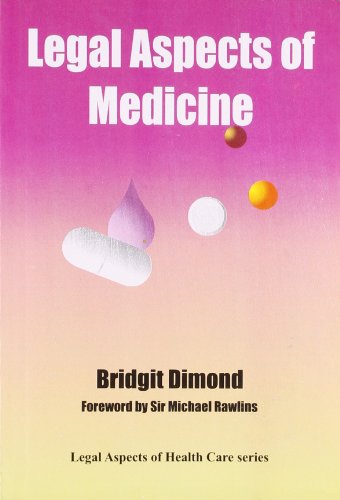 Imagen de archivo de Legal Aspects of Medicine a la venta por Books Puddle