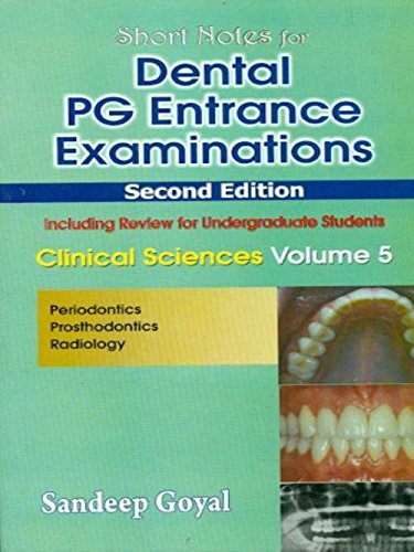 Imagen de archivo de Dental Pg Entrance Examinations 2Ed Vol. 5 a la venta por Books in my Basket