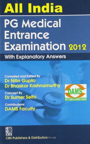 9788123922294: All India PG Medical Entrance Examination 2012 with Explanatory Answers