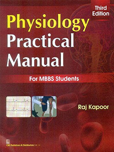 9788123925127: Physiology Practical Manual , 3E (Pb 2016)