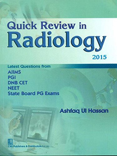 9788123925226: Quick Review in Radiology 2015