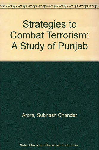 Imagen de archivo de Strategies to Combat Terrorism: A Study of Punjab a la venta por dsmbooks