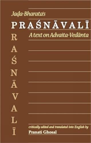 Imagen de archivo de Jada-Bharata's Prasnavali a la venta por Books Puddle