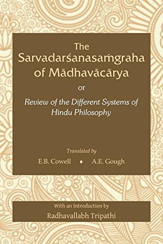 Imagen de archivo de The Sarvadarshanasamgraha of Madhavacharya a la venta por Books Puddle