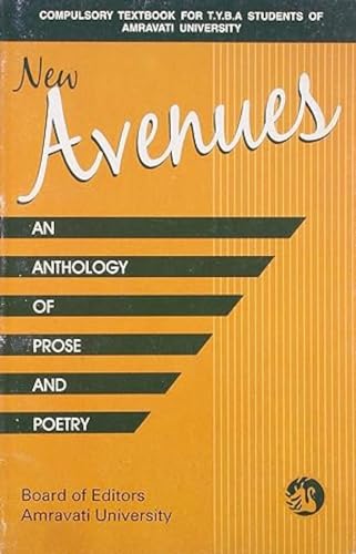 Beispielbild fr New Avenues An Anthology of Prose and Poetry zum Verkauf von PBShop.store US