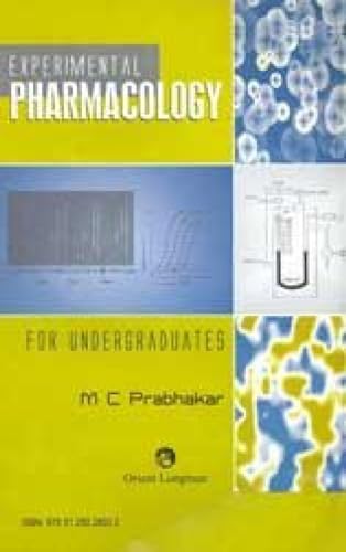 9788125028932: Experimental Pharmacology: For Undergraduates