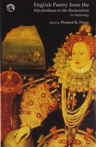 Imagen de archivo de English Poetry from the Elizabethans to the Restoration a la venta por Books Puddle