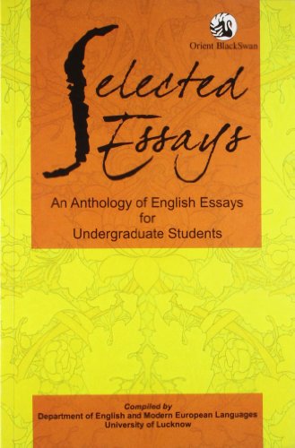 Stock image for Selected Essays (Lucknow Anthology BA II) for sale by Books Puddle