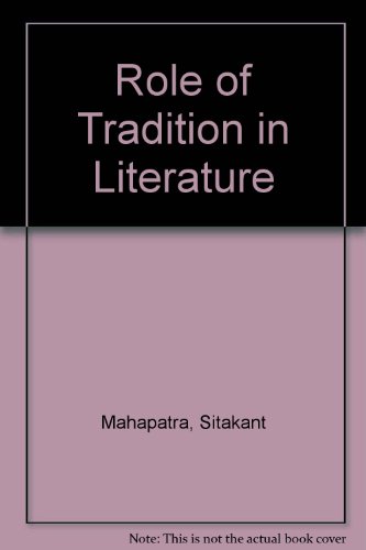 Stock image for Role of Tradition in Literature for sale by Ergodebooks