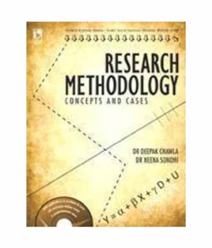 Stock image for Research Methodology Concepts and Cases for sale by Irish Booksellers