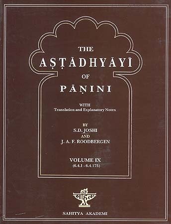 Imagen de archivo de The Astadhyayi of Panini : 6.4.1-6.4.175 a la venta por Majestic Books