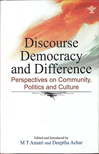 Stock image for Discourse, Democracy and Difference for sale by Books Puddle