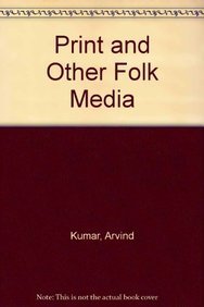 9788126102860: Print and Other Folk Media