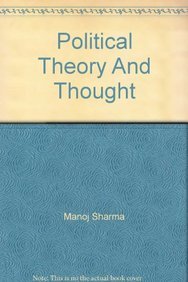 Imagen de archivo de Political Theory and Thoughts a la venta por Books in my Basket