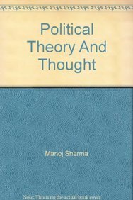 9788126118168: POLITICAL THEORY AND THOUGHT