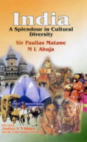 Imagen de archivo de India A Splendour in Cultural Diversity a la venta por PBShop.store US