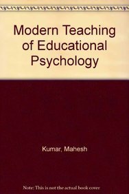 Immagine dell'editore per Modern Teaching of Educational Psychology venduto da Books in my Basket