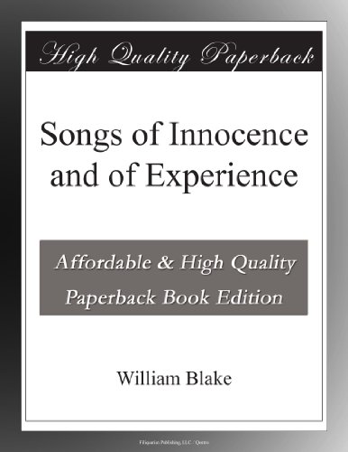 Stock image for Songs of Innocence and of Experience for sale by Buchpark