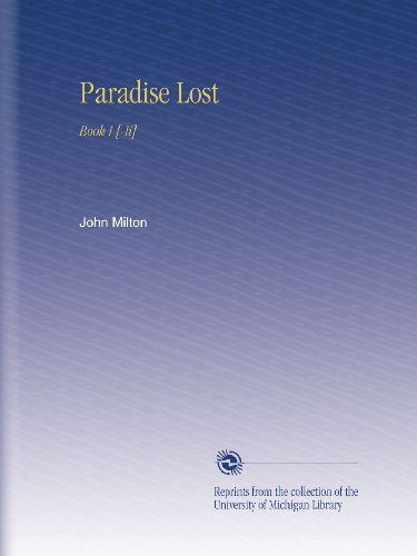 Stock image for Paradise Lost: Book I Ii for sale by Books in my Basket