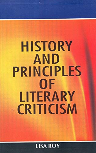 Imagen de archivo de History And Principles Of Literary Criticism a la venta por Books in my Basket