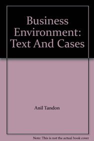 Stock image for Business Environment: Text And Cases for sale by Books in my Basket