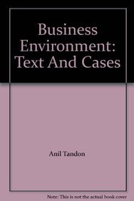 9788126144679: Business Environment: Text And Cases