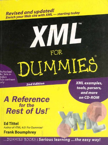 Stock image for Xml For Dummies With Cd for sale by dsmbooks