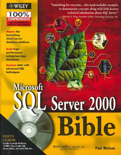 9788126503759: Microsoft SQL Server 2000 Bible with CD-ROM