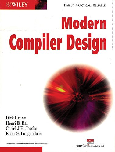 9788126504183: Modern Compiler Design [Paperback]
