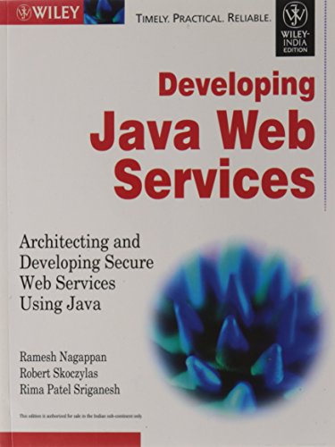 9788126504992: Developing Java Web Services