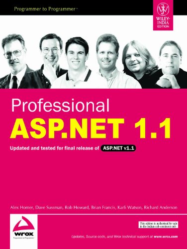 9788126505067: PROFESSIONAL ASP.NET 1.1 (PROGRAMMER TO PROGRAMMER)