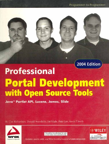 9788126505128: Professional Portal Development With Open Source Tools