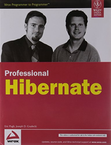 Beispielbild fr Professional Hibernate [Paperback] [Nov 11, 2004] Eric Pugh zum Verkauf von HPB-Red